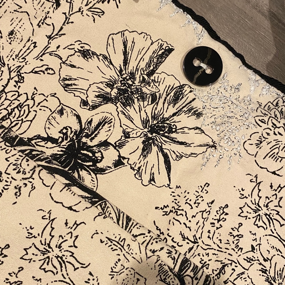 Flower canvas bag - Picture 3 of 8